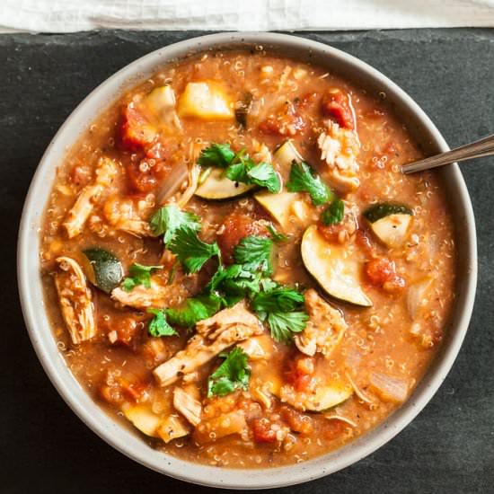 Mexican Chicken Quinoa Stew