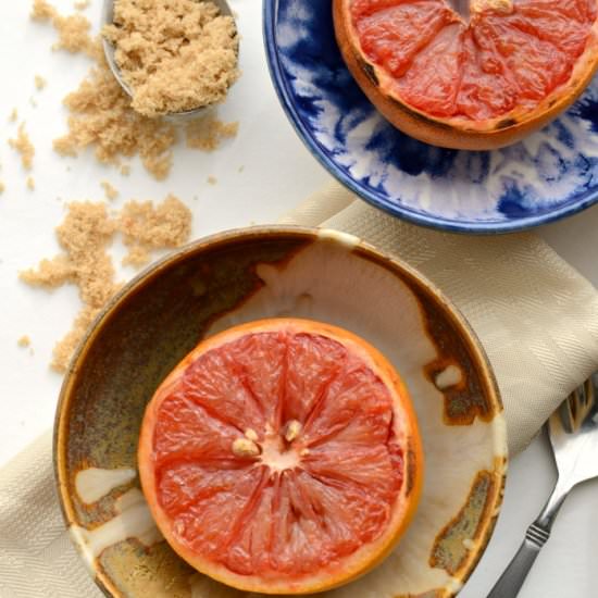 Simple Broiled Grapefruit