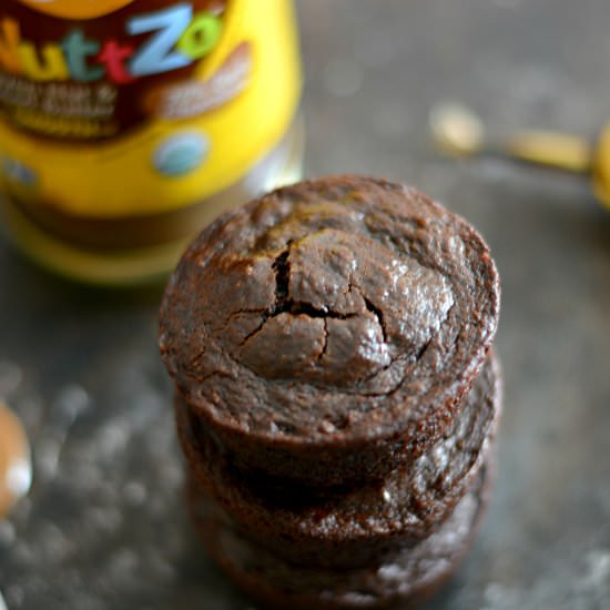 Flourless Double Chocolate Muffins