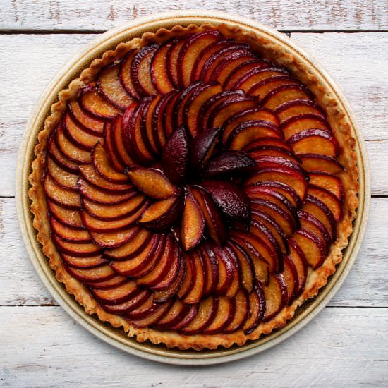 Spiced Plum Tart