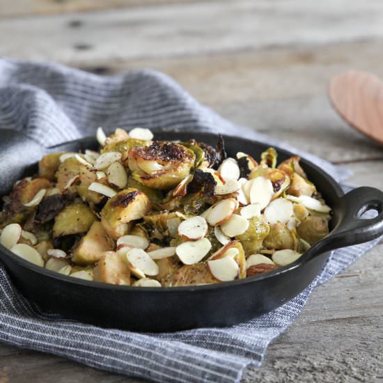 Apple and Dijon Brussels Sprouts