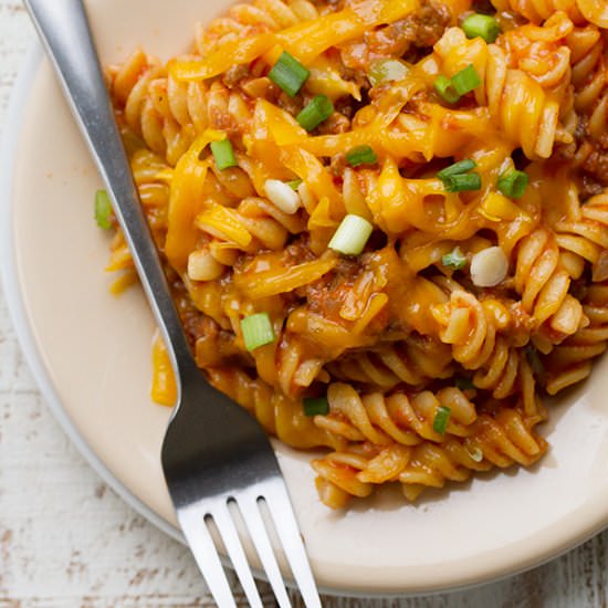 Sloppy Joe Mac n Cheese