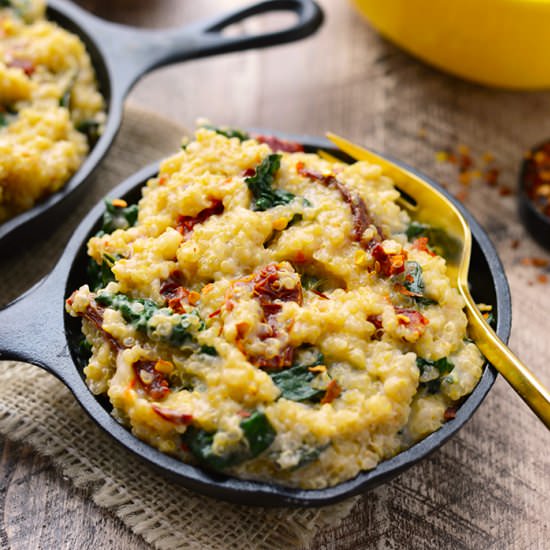 Sun Dried Tomato & Kale Quinoa Mac