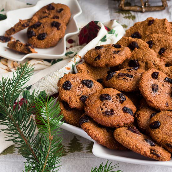 Cranberry Oat Cookies