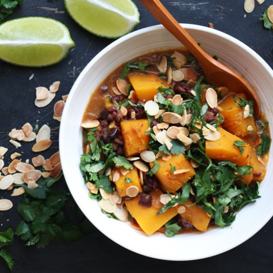 Pumpkin and Adzuki Bean Curry