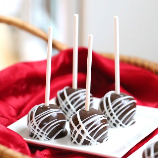 Peanut Butter Buckeye Pops