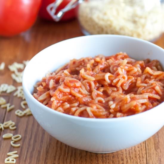 Healthier Homemade Spaghettios