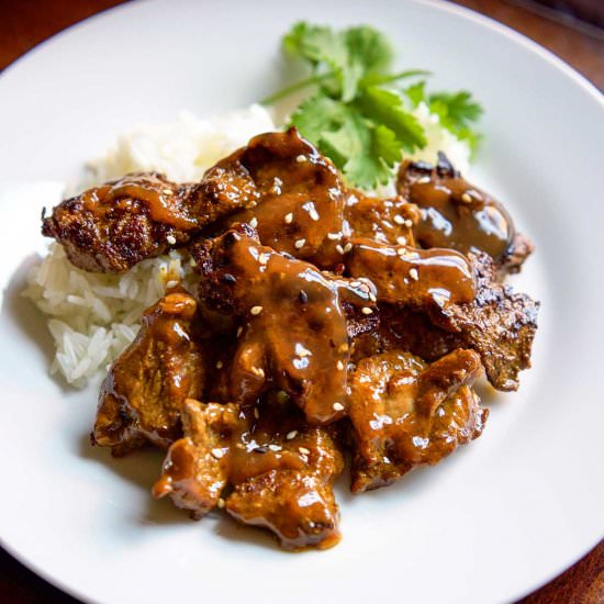 Curried Beef Stir Fry