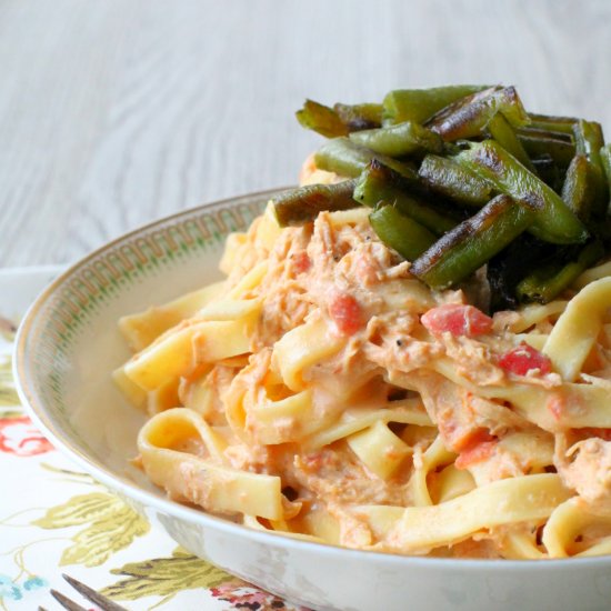 Italian Chicken and Noodles