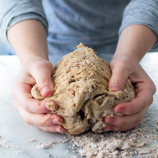 Molasses Oat Bagels