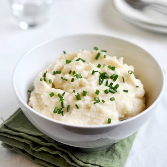 Garlic Mashed Cauliflower