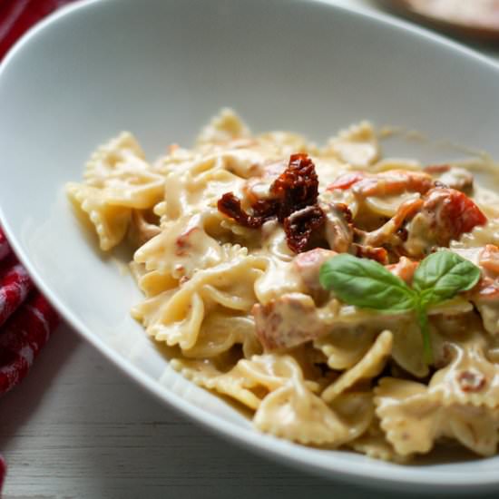 Farfalle with Sun-dried Tomato