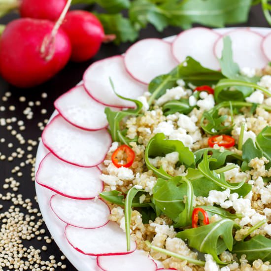 cold quinoa salad