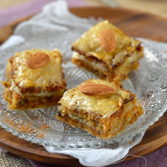 Almond and Chocolate Baklava