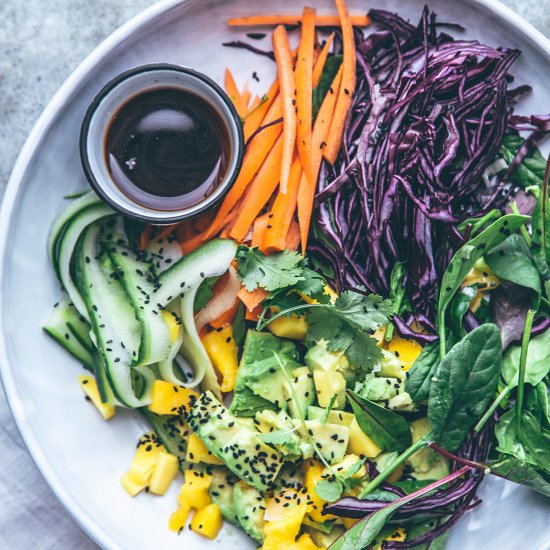 Asian Style Spring Roll Salad