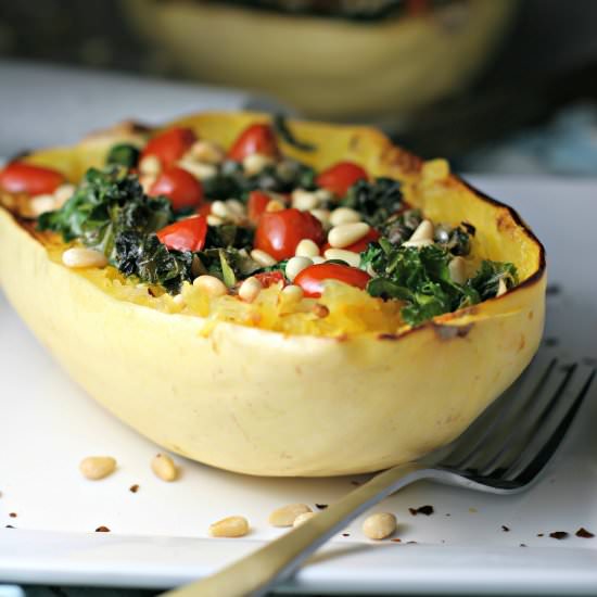 Arrabbiata Spaghetti Squash Bowls