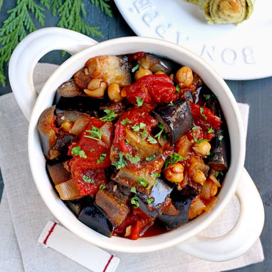 Lebanese Eggplant Stew