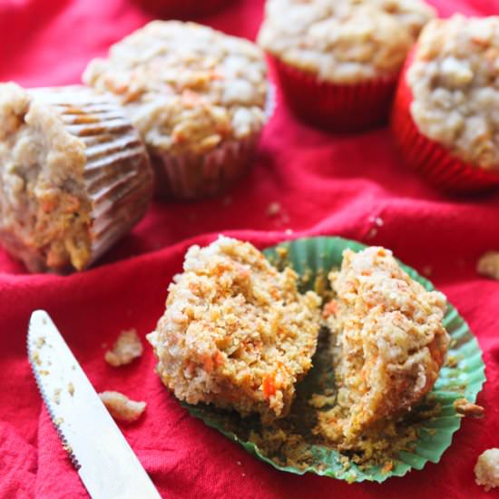 Apple Carrot Cake Muffins