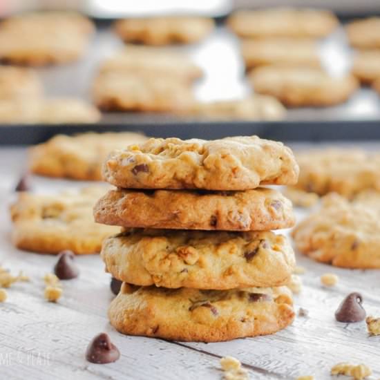 Crispy Granola Cluster Cookies