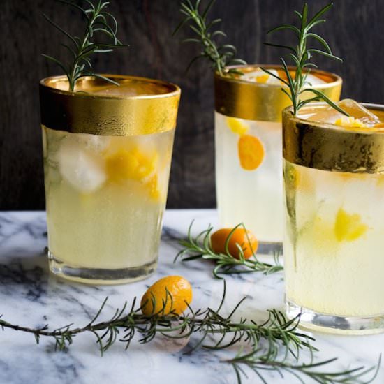 St. Germain Kumquat Cocktails