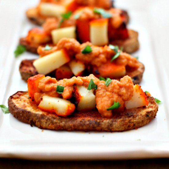 Paneer Tikka Poutine Bites