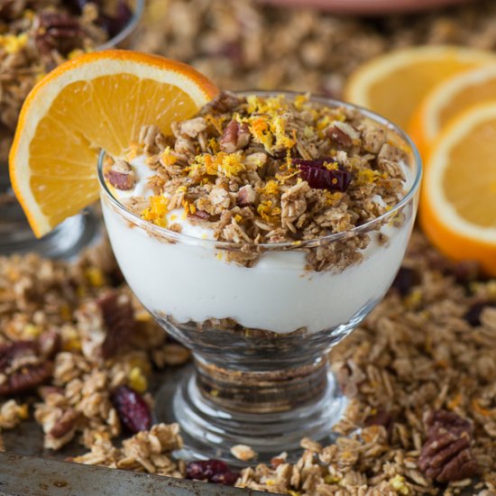 Orange Cranberry Granola