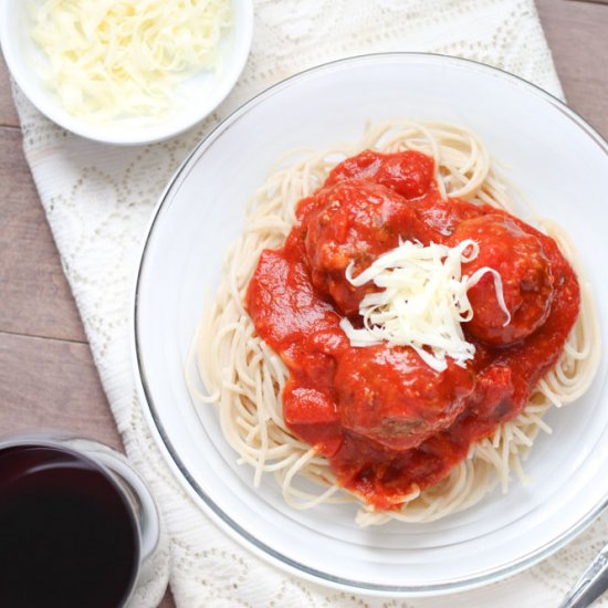 Crockpot Italian Meatballs