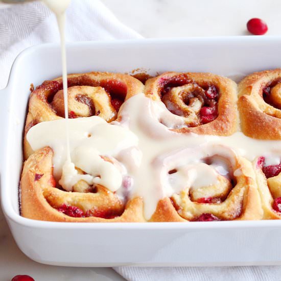 Cranberry & Brown Sugar Cinny Buns