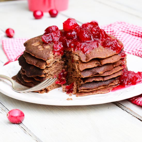 Paleo Gingerbread Blender Pancakes