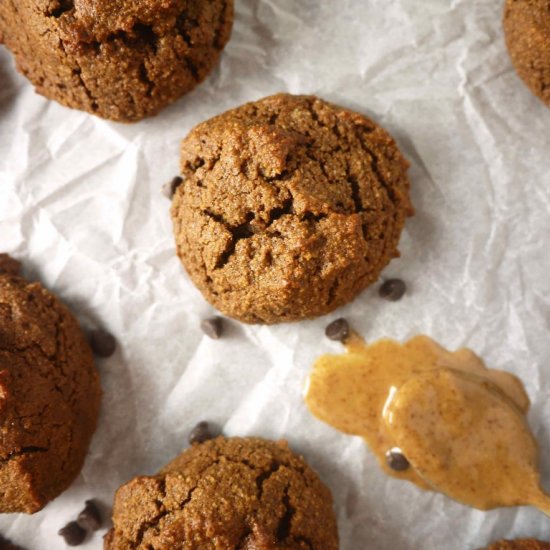 Chocolate Almond Butter Cookies