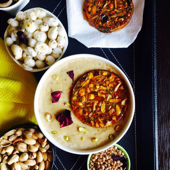 Chironji Makhane Kheer With Chikki