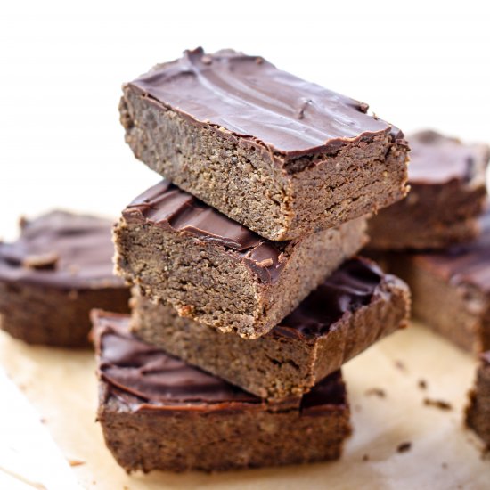 Vegan Mint Chocolate Protein Bars