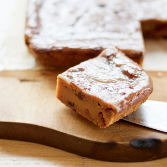 Sweet Potato Cake with Cranberries