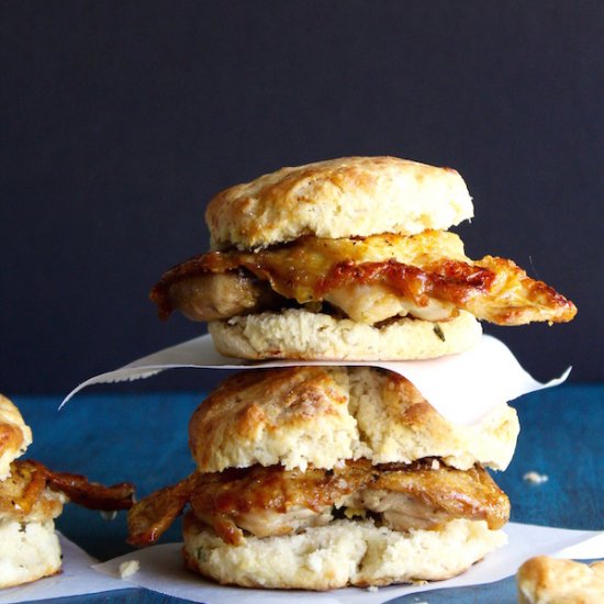 Rosemary Chicken Biscuit Sandwich