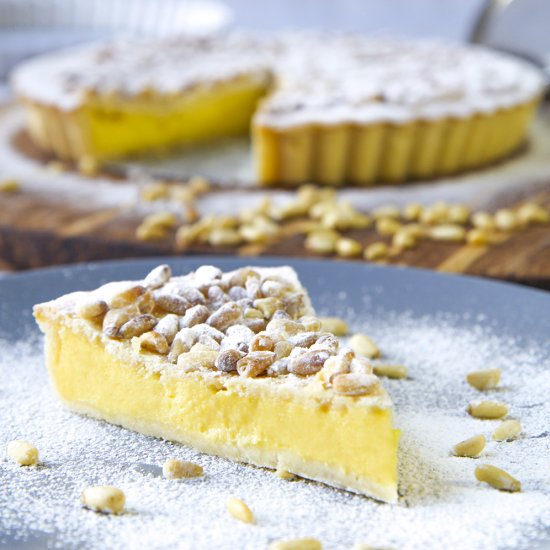 Pastry Cream Tart Italian Dessert