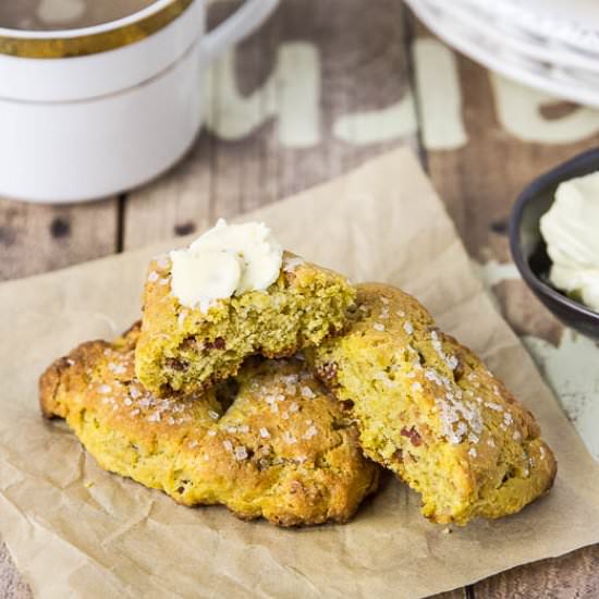 Butternut Squash & Bacon Scones