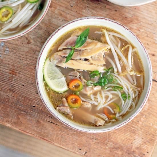 Quick Chicken Noodle Pho