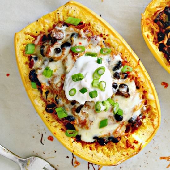 Tex Mex Spaghetti Squash