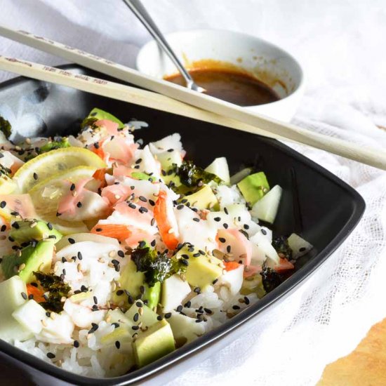 California Roll Sushi Bowl