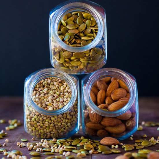 Healthy Activated Nuts and Seeds