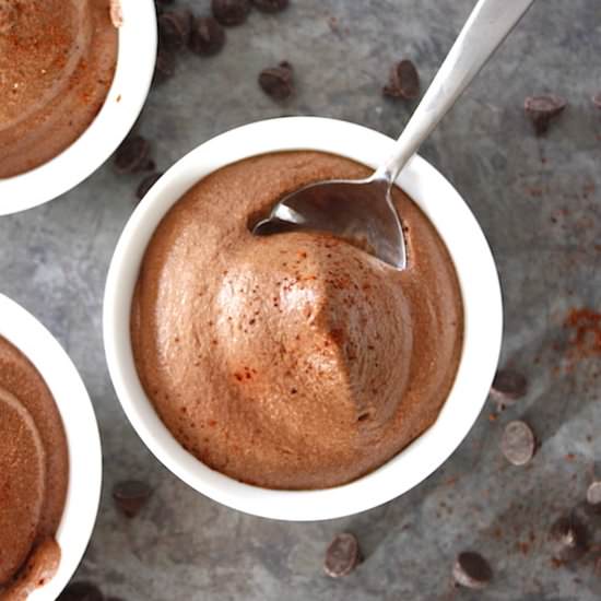 Chili Cardamom Chocolate Mousse