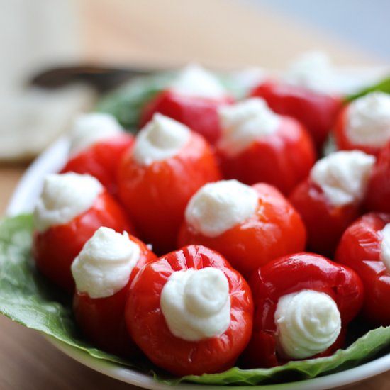 Goat Cheese Stuffed Peppadews