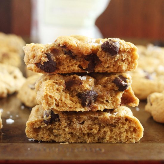 Salted Chocolate Chip Cookies