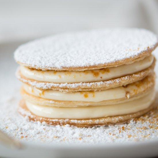 Millefeuille with mascarpone