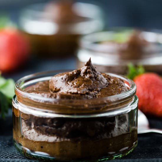 Vegan chocolate mousse