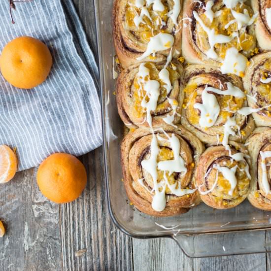 Clementine Cinnamon Rolls