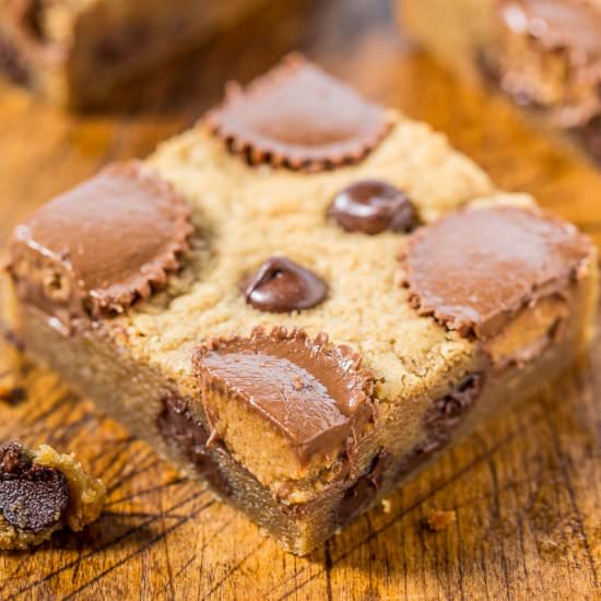 Peanut Butter Cup Peanut Butter Bars