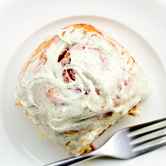 Overnight Cinnamon Buns for Two