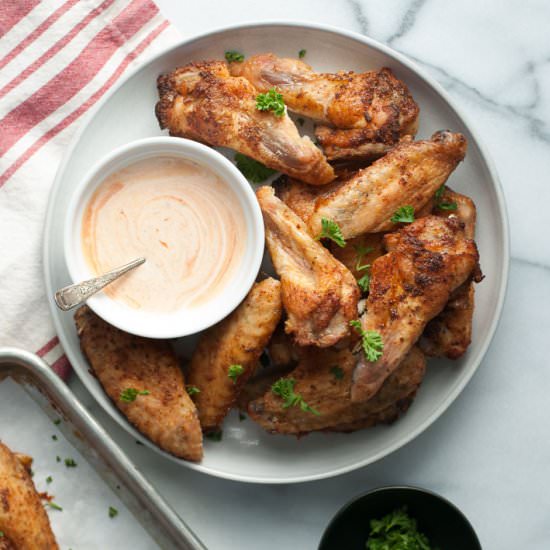 Crispy Baked Chicken Wings