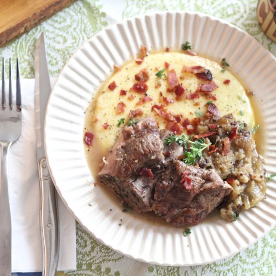 Hard-Cider-Braised Pork Shoulder